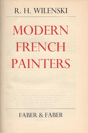 Immagine del venditore per Modern French Painters venduto da LEFT COAST BOOKS