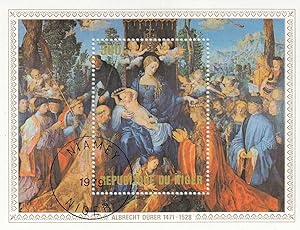 Albrecht Dürer "Gemälde" / Briefmarke Niger Block