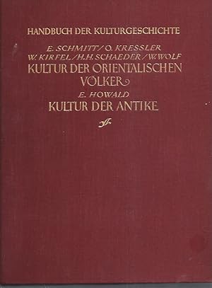 Bild des Verkufers fr Handbuch der Kulturgeschichte - Kultur der orientalischen Vlker - China - Die Kultur der Inder - Der vordere Orient - gyten - Kultur der Antike / 122 / 5.000 Risultati della traduzione Handbook of cultural history - culture of the oriental peoples - China - Indians - Near East - Egypt - Ancient culture zum Verkauf von ART...on paper - 20th Century Art Books