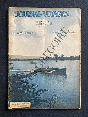 LE JOURNAL DES VOYAGES-N°107-20 OCTOBRE 1927-LE SALON NAUTIQUE