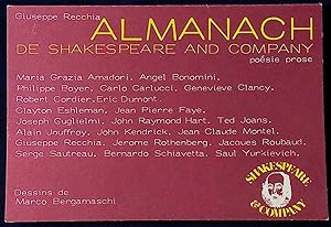 Image du vendeur pour Almanach de Shakespeare and Company__Poesie, Prose mis en vente par San Francisco Book Company
