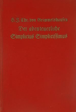 Bild des Verkufers fr Der abenteuerliche Simplicius Simplicissimus, zum Verkauf von Versandantiquariat Hbald