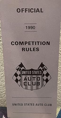 Official 1990 Competition Rules United States Auto Club