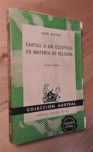 Seller image for Cartas a un escptico en materia de religin for sale by Llibres Bombeta