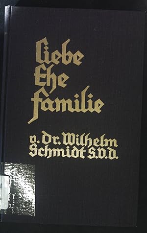 Immagine del venditore per Liebe, Ehe, Familie - Sechs Vortrge. venduto da books4less (Versandantiquariat Petra Gros GmbH & Co. KG)