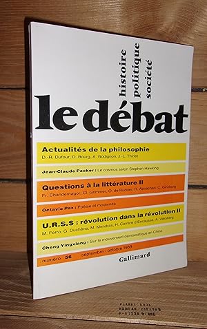 LE DEBAT N°56 : Septembre-Ocobre 1989