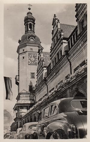 Postkarte - Leipzig / Altes Rathaus am Markt