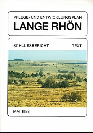 Imagen del vendedor de Pflege- und Entwicklungsplan Lange Rhn. Schlussbericht / Text a la venta por Paderbuch e.Kfm. Inh. Ralf R. Eichmann