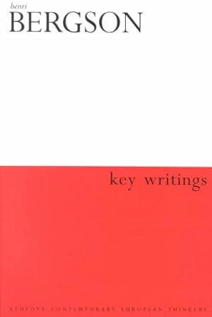 Immagine del venditore per Henri Bergson : Key Writings venduto da GreatBookPrices