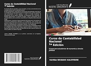 Bild des Verkufers fr Curso de Contabilidad Nacional 1a Edicin zum Verkauf von moluna