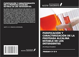 Bild des Verkufers fr PURIFICACIN Y CARACTERIZACIN DE LA PROTEASA ALCALINA ESTABLE DE LOS DETERGENTES zum Verkauf von moluna