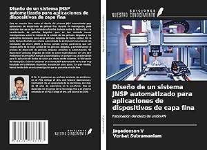 Image du vendeur pour Diseo de un sistema JNSP automatizado para aplicaciones de dispositivos de capa fina mis en vente par moluna