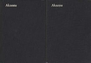 Imagen del vendedor de Akzente. Band I 1954 bis 1956 und Band II 1957 bis 1959. a la venta por La Librera, Iberoamerikan. Buchhandlung