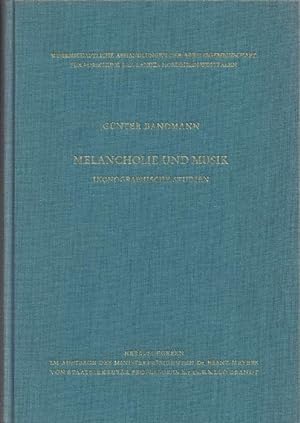 Imagen del vendedor de Melancholie und Musik. Ikonographische Studien. Band 12. a la venta por La Librera, Iberoamerikan. Buchhandlung