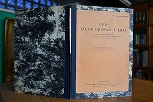 Bild des Verkufers fr ber Jacob Grimms Heimat. Ansprache des Vorsitzenden Sekretrs in der Festsitzung der Preussischen Akademie der Wissenschaften zum 150jhrigen Geburtstage Jacob Grimms. zum Verkauf von Gppinger Antiquariat