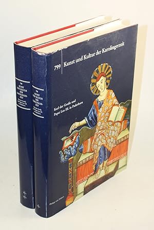 Seller image for 799 - Kunst und Kultur der Karolingerzeit. Karl der Groe und Papst Leo III. in Paderborn. Band I und II: Katalog der Ausstellung, Paderporn 1999. for sale by Antiquariat Gallus / Dr. P. Adelsberger