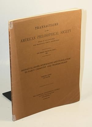 Seller image for Mediaeval Arabic Bookmaking and Its Relation to Early Chemistry and Pharmacology. for sale by Antiquariat Gallus / Dr. P. Adelsberger