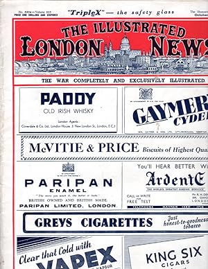Seller image for The ILLUSTRATED LONDON NEWS October 14, 1944 for sale by PERIPLUS LINE LLC