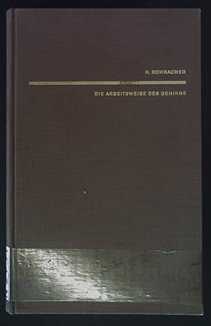 Seller image for Die Arbeitsweise des Gehirns und die psychischen Vorgnge. for sale by books4less (Versandantiquariat Petra Gros GmbH & Co. KG)