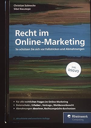 Seller image for Recht im Online-Marketing : so schtzen Sie sich vor Fallstricken und Abmahnungen. for sale by books4less (Versandantiquariat Petra Gros GmbH & Co. KG)