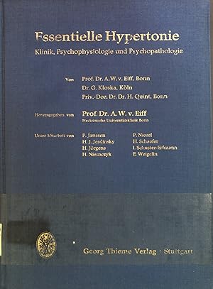 Seller image for Essentielle Hypertonie: Klinik, Psychophysiologie und Psychopathologie. for sale by books4less (Versandantiquariat Petra Gros GmbH & Co. KG)
