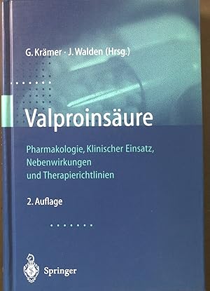 Image du vendeur pour Valproinsure: [Pharmakologie, klinischer Einsatz, Nebenwirkungen und Therapierichtlinien]. mis en vente par books4less (Versandantiquariat Petra Gros GmbH & Co. KG)