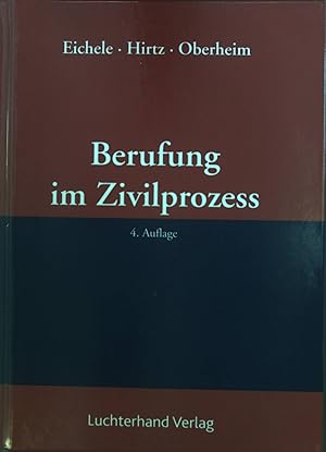Seller image for Berufung im Zivilprozess. for sale by books4less (Versandantiquariat Petra Gros GmbH & Co. KG)