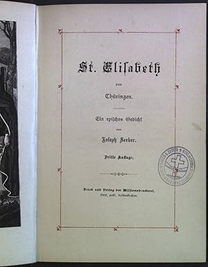 Seller image for St. Elisabeth von Thringen: Ein episches Gedicht for sale by books4less (Versandantiquariat Petra Gros GmbH & Co. KG)