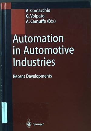 Bild des Verkufers fr Automation in automotive industries - recent developments. zum Verkauf von books4less (Versandantiquariat Petra Gros GmbH & Co. KG)