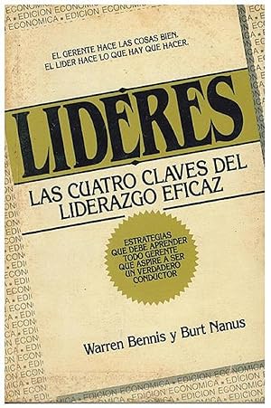 Seller image for Lideres: Las Cuatro Claves Del Liderazgo Eficaz (Spanish Edtion) for sale by Von Kickblanc