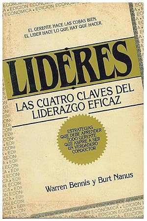 Bild des Verkufers fr Lideres: Las Cuatro Claves Del Liderazgo Eficaz (Spanish Edtion) zum Verkauf von Von Kickblanc