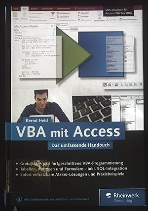 Immagine del venditore per VBA mit Access : das umfassende Handbuch. Rheinwerk Computing venduto da books4less (Versandantiquariat Petra Gros GmbH & Co. KG)