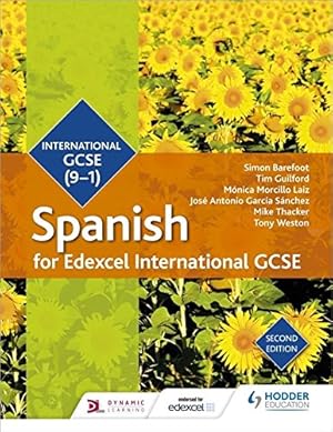 Imagen del vendedor de Edexcel International GCSE Spanish Student Book Second Edition [Soft Cover ] a la venta por booksXpress