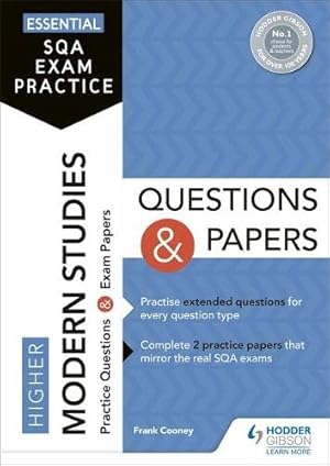 Seller image for Essential SQA Exam Practice: Higher Modern Studies Questions and Papers by Cooney, Frank, Hannah, Kenneth [Paperback ] for sale by booksXpress