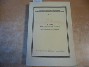 Seller image for Studien zur Volksmusik Zyperns (= Collection d'etudes musicologiques; Bd. 60) for sale by Gebrauchtbcherlogistik  H.J. Lauterbach