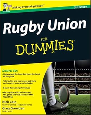 Imagen del vendedor de Rugby Union For Dummies a la venta por AHA-BUCH GmbH