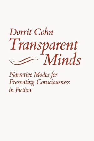 Immagine del venditore per Transparent Minds : Narrative Modes for Presenting Consciousness in Fiction venduto da AHA-BUCH GmbH