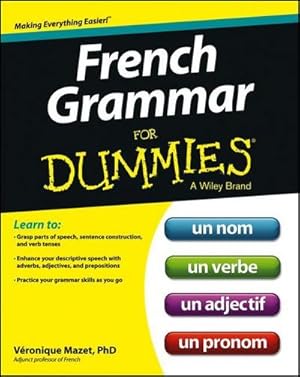 Bild des Verkufers fr French Grammar For Dummies zum Verkauf von AHA-BUCH GmbH