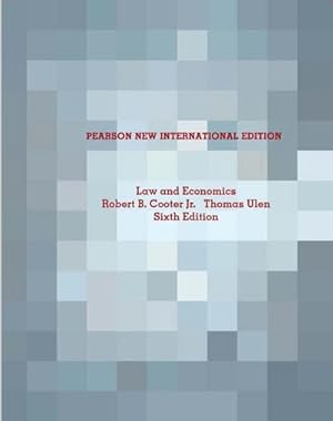 Bild des Verkufers fr Law and Economics : Pearson New International Edition zum Verkauf von AHA-BUCH GmbH
