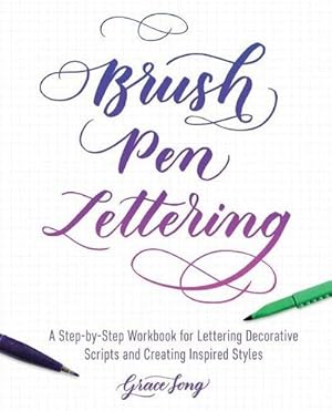 Bild des Verkufers fr Brush Pen Lettering: A Step-By-Step Workbook for Learning Decorative Scripts and Creating Inspired Styles zum Verkauf von AHA-BUCH GmbH