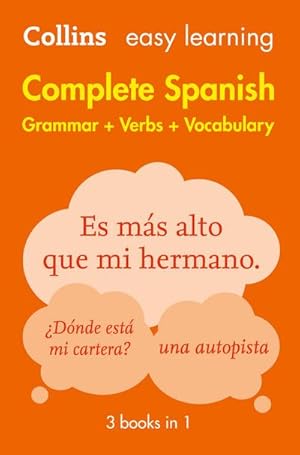 Immagine del venditore per Easy Learning Spanish Complete Grammar, Verbs and Vocabulary (3 books in 1) : Trusted Support for Learning venduto da AHA-BUCH GmbH