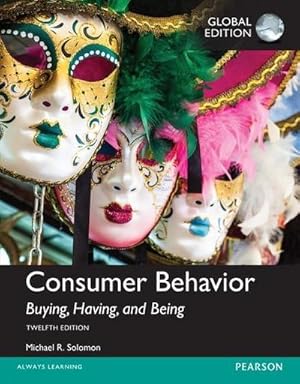 Image du vendeur pour Consumer Behavior: Buying, Having, and Being, Global Edition mis en vente par AHA-BUCH GmbH