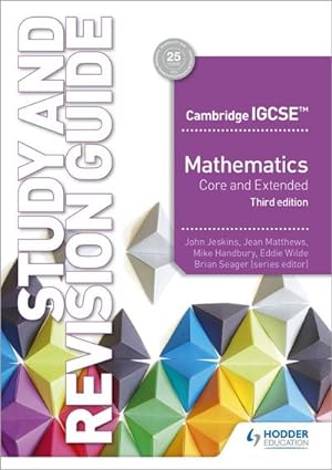 Seller image for Cambridge IGCSE Mathematics Core and Extended Study and Revision Guide for sale by AHA-BUCH GmbH