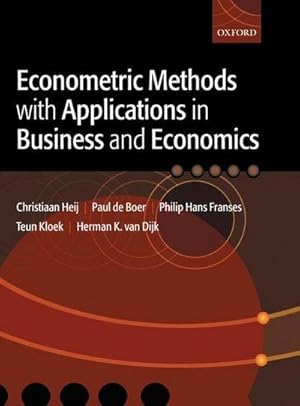 Imagen del vendedor de Econometric Methods with Applications in Business and Economics a la venta por AHA-BUCH GmbH