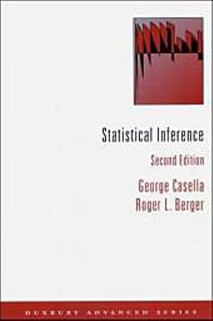 Imagen del vendedor de Statistical Inference a la venta por AHA-BUCH GmbH