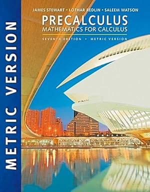 Bild des Verkufers fr Precalculus: Mathematics for Calculus, International Metric Edition zum Verkauf von AHA-BUCH GmbH