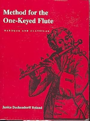 Imagen del vendedor de Method for the One-Keyed Flute a la venta por AHA-BUCH GmbH