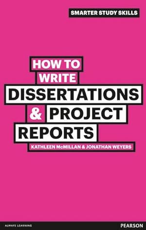 Image du vendeur pour How to Write Dissertations & Project Reports mis en vente par AHA-BUCH GmbH