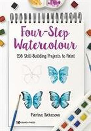 Bild des Verkufers fr Four-Step Watercolour : 150 Skill-Building Projects to Paint zum Verkauf von AHA-BUCH GmbH