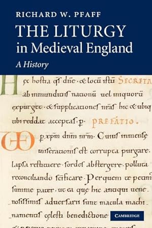 Bild des Verkufers fr The Liturgy in Medieval England : A History zum Verkauf von AHA-BUCH GmbH